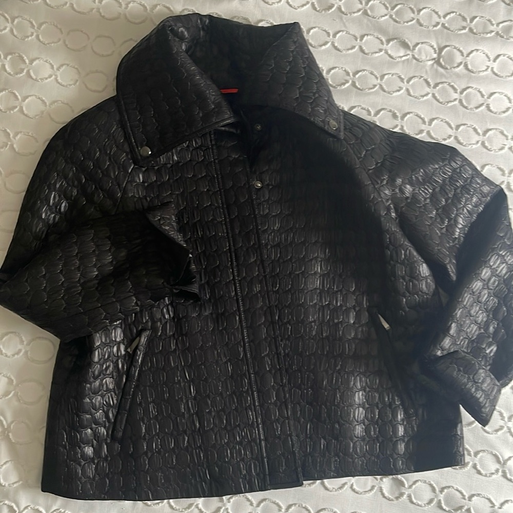 Designer Jacket by Nina McLemore black size 14